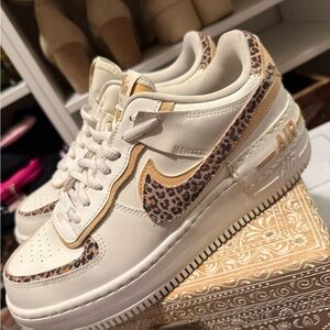 Women's Leopard Print NIKE AF1 9